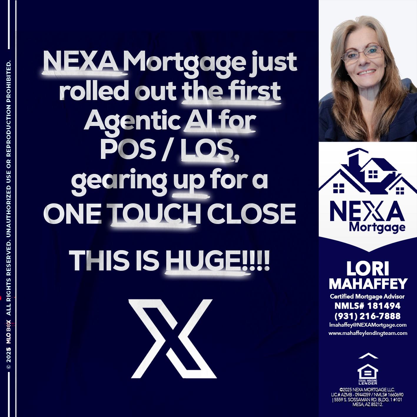 NEXA MORTGAGE - Lori Mahaffey -Senior Loan Officer, Certified Mortgage Advisor