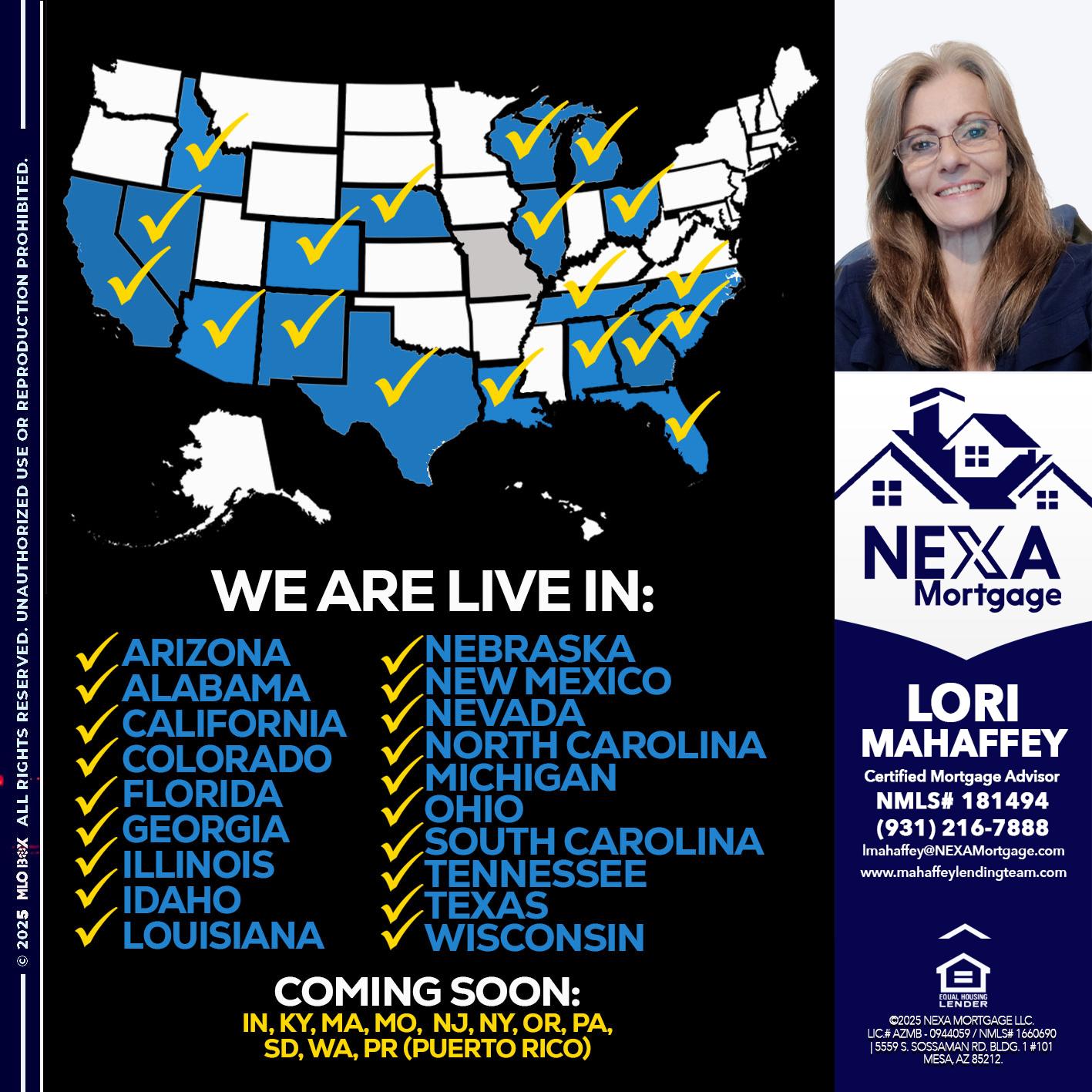 New Mexico live - Lori Mahaffey -Senior Loan Officer, Certified Mortgage Advisor