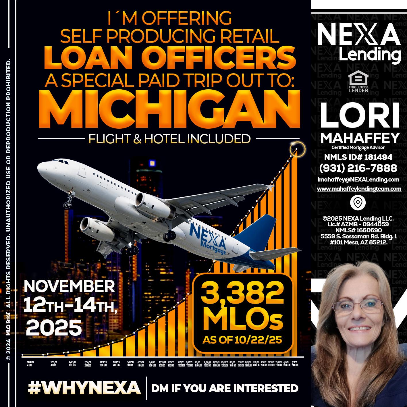 michigan trip - Lori Mahaffey -Senior Loan Officer, Certified Mortgage Advisor