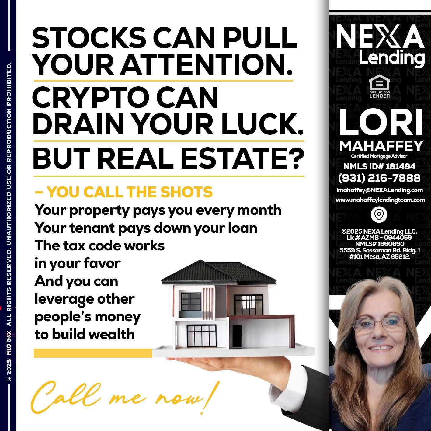 STOCK CAN - Lori Mahaffey -Senior Loan Officer, Certified Mortgage Advisor